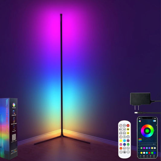 RGB Floor Lamp - Modern Color-Changing Corner Lighting