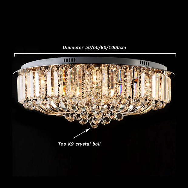 Crystal Ceiling Lights Modern Lamps Luxury