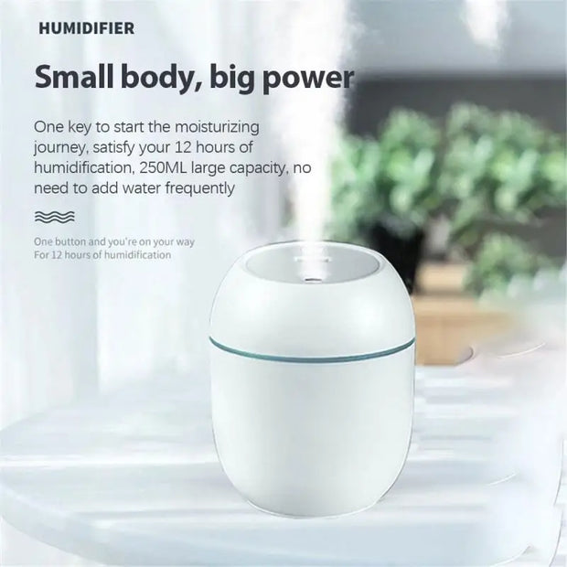 USB Portable Air Humidifier Diffuser Bedroom Car Humidifier