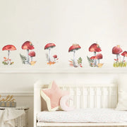 1 set of wall stickers Fairy Forest Mushroom Plant