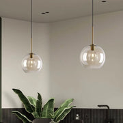 Nordic Modern Glass Pendant Lamp Industrial Decor LED