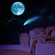 Luminous Stars Dots Planet Wall Sticker