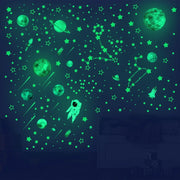 Luminous Stars Dots Planet Wall Sticker