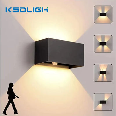 Smart LED Outdoor Wall Lights Waterproof Motion