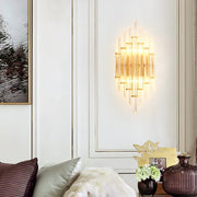 Modern Gold Crystal Wall Lights Bedside for Bedroom Living