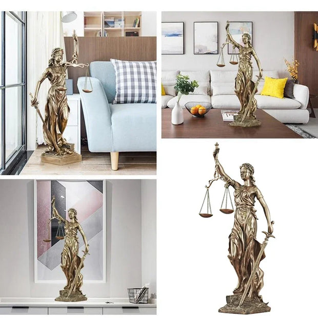 Angel Figure Retro Justice Scale Decoration