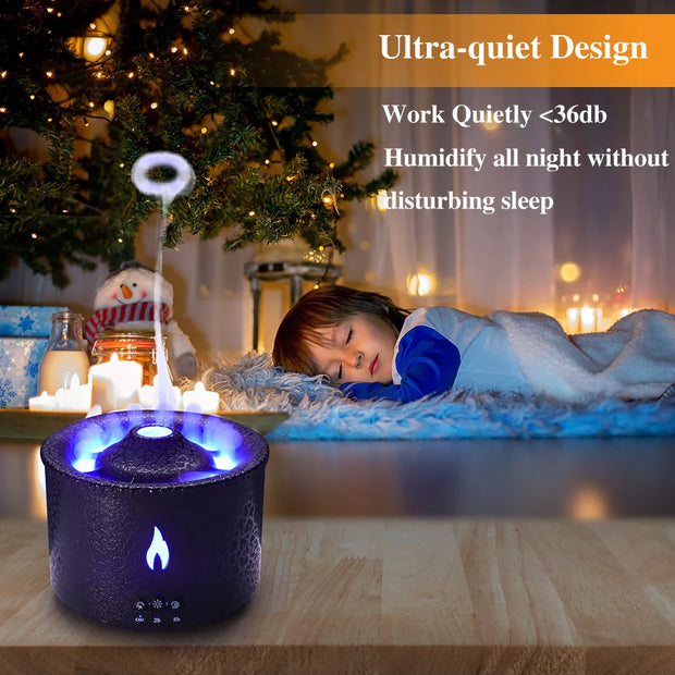 Fire Flame Air Humidifier Aroma