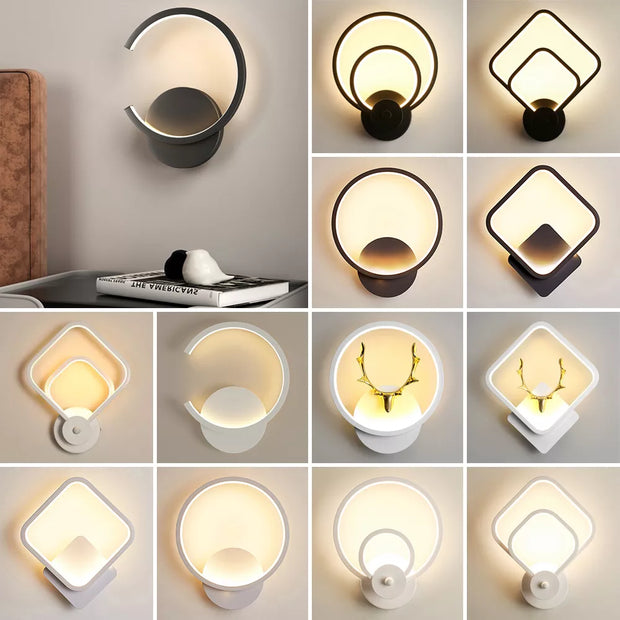 Nordic Acrylic Wall Lights Beside Reading Sconce LED Modern