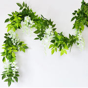 Flower String Artificial Wisteria Vine Garland Plants