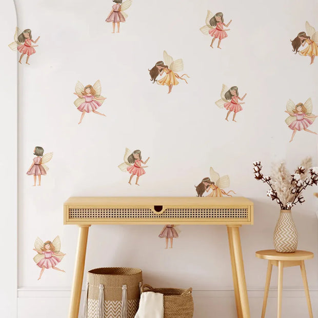 Cartoon Beautiful Fairy Wall Stickers for Kids