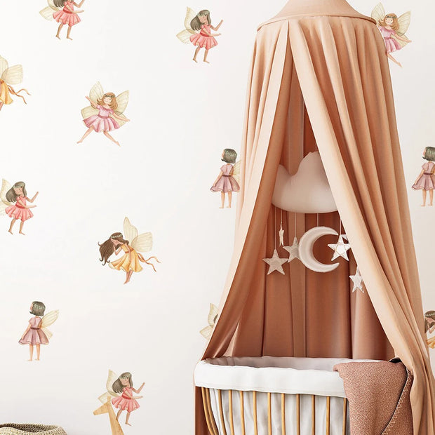 Cartoon Beautiful Fairy Wall Stickers for Kids