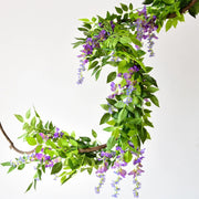 Flower String Artificial Wisteria Vine Garland Plants